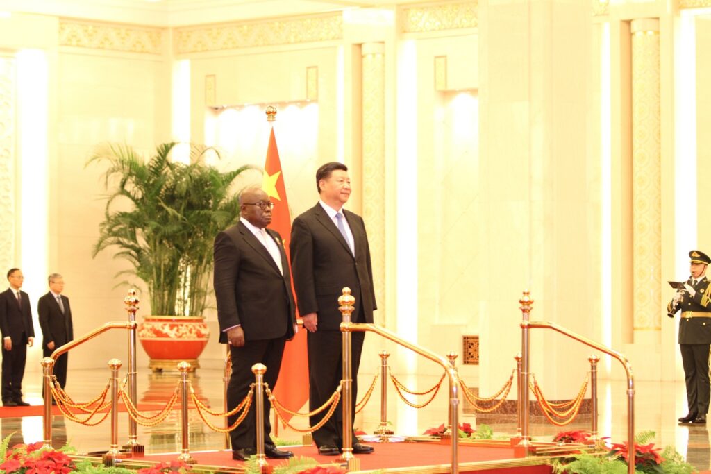 President of Ghana and Chinese leader