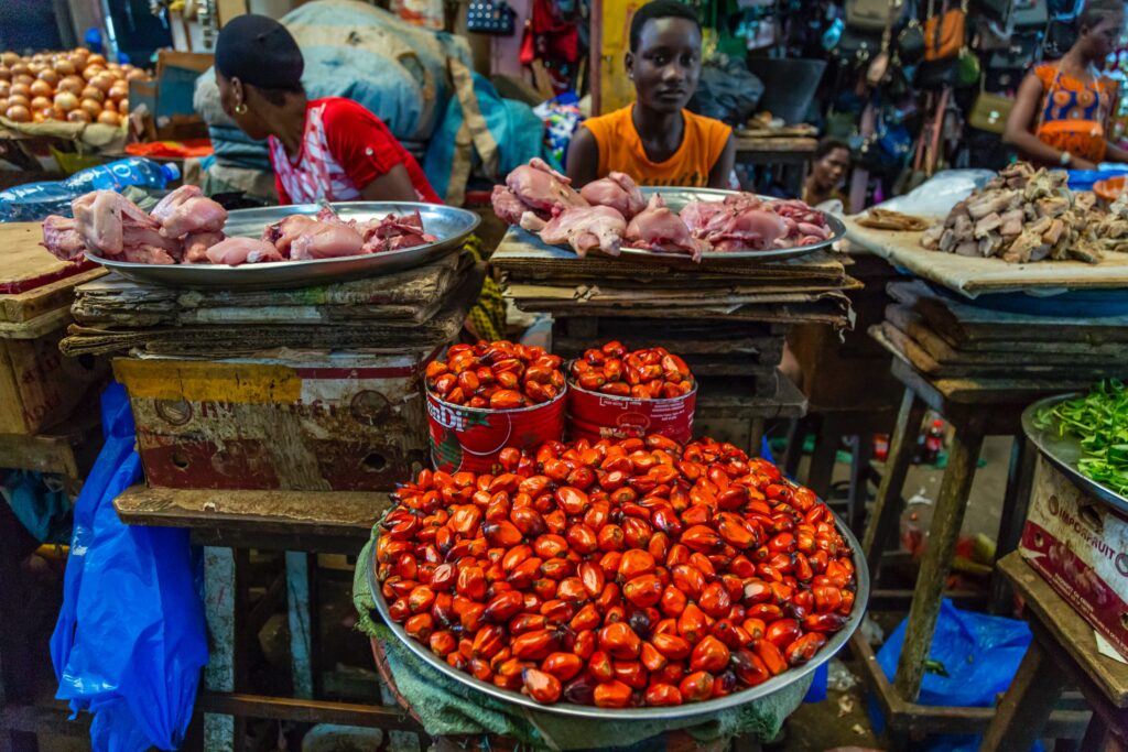 market tomatoes